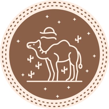 Deve Simgesi Vektör tasarımı