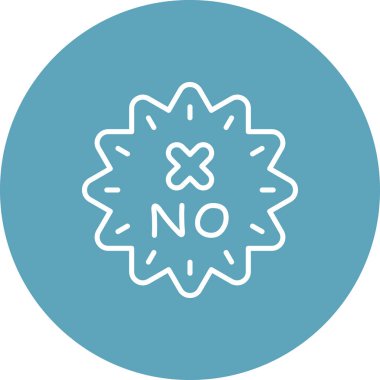 Konuşma balonu çizgisi simgesi, metin basit illüstrasyonlu web etiketi