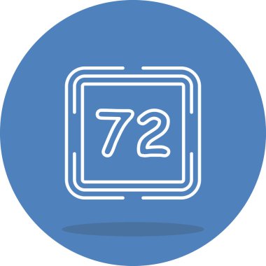 72 Web simgesi vektör illüstrasyonu