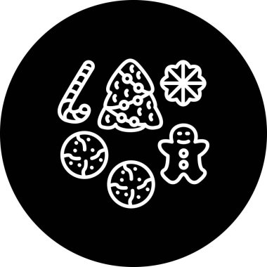 Noel Kurabiyeleri Dengeli Düz Sanat Özelliği