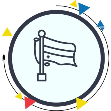 Nauru 'nun ulusal bayrağı, simge tasarımı ögesi