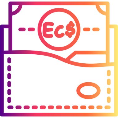 wallet icon, vector illustration simple design