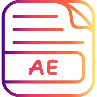 ae Dosya resmedilmiş renkli Gradyan tasarımı