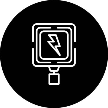Elektrik Dengeli Profesyonel Markalaşma Grafik Sembolü