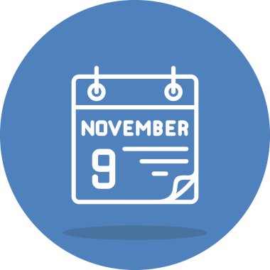 9 Kasım Dengeli Profesyonel Markalaşma Grafik Sembolü