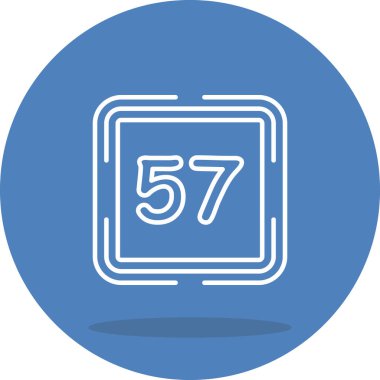 57 Web simgesi vektör illüstrasyonu