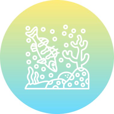 Walleye Web simgesi vektör illüstrasyonu