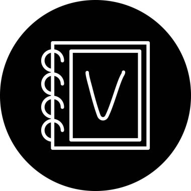 Küçük Harf V Yüksek Çözünürlüklü Sanat Sembolü