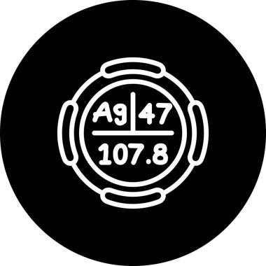 Gümüş Web simgesi vektör illüstrasyonu