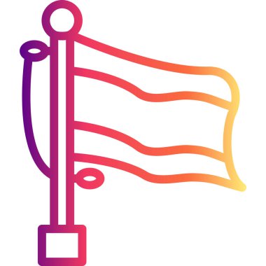 Almanya bayrağı, vektör simgesi