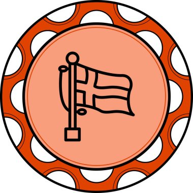 İzlanda ulusal bayrağı, simge tasarımı ögesi