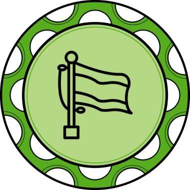 national flag of Ossetia, icon design element