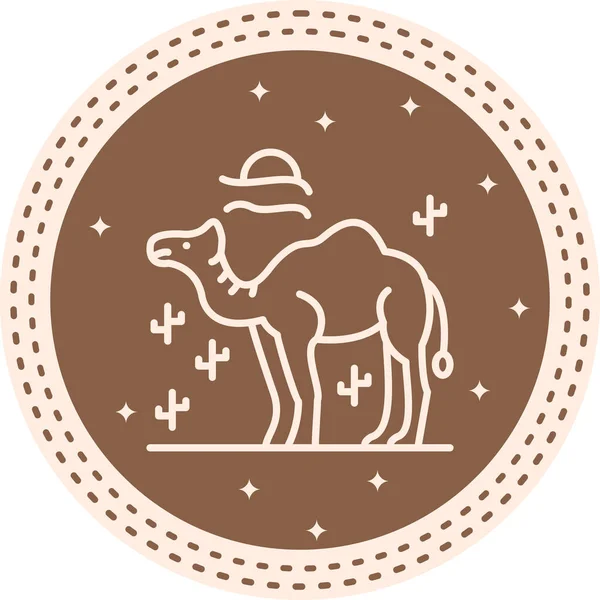 Deve Simgesi Vektör tasarımı