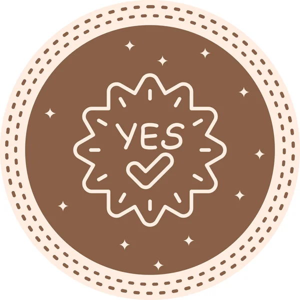 Konuşma balonu çizgisi simgesi, metin basit illüstrasyonlu web etiketi