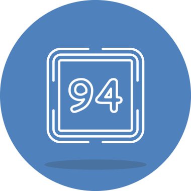 94 Web simgesi vektör illüstrasyonu