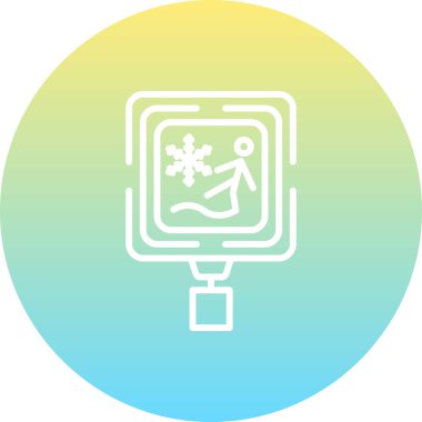 izle simge vektör çizimi tasarımı