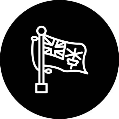 İngiliz Hint Okyanusu Toprakları ulusal bayrağı, simge tasarım elementi