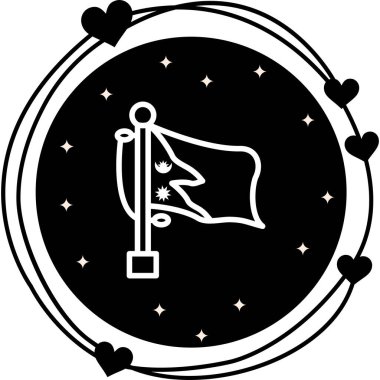 Nepal 'in ulusal bayrağı, simge tasarımı ögesi