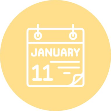 11 Ocak Dengeli Profesyonel Markalaşma Grafik Sembolü