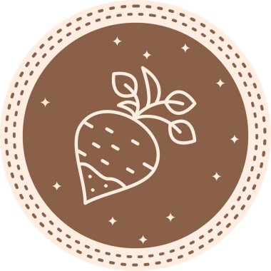 Şalgam Ayırt Vibrant Dijital Grafik Özelliği