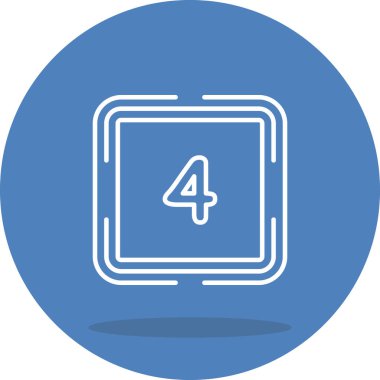 4 numaralı basit ağ düğmesi