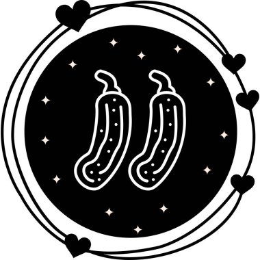 Kabak Şık Modern Yaratıcı Sanat Sembolü