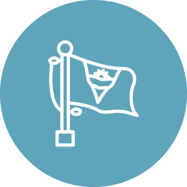 Antigua ve Barbuda 'nın ulusal bayrağı, simge tasarımı ögesi