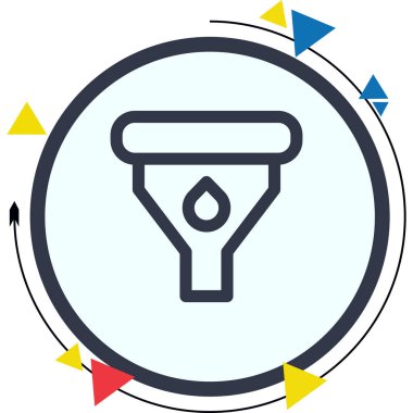 Funel Dengeli Profesyonel Markalaşma Grafik Sembolü