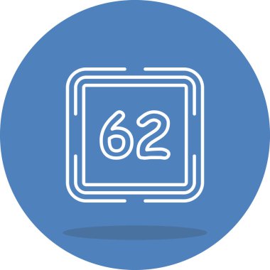 62 Web simgesi vektör illüstrasyonu