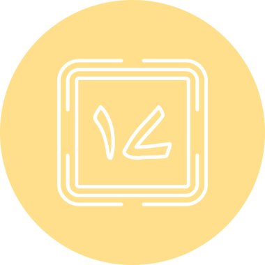 Basit web simgesi özellikleri Urduca numara 17 17