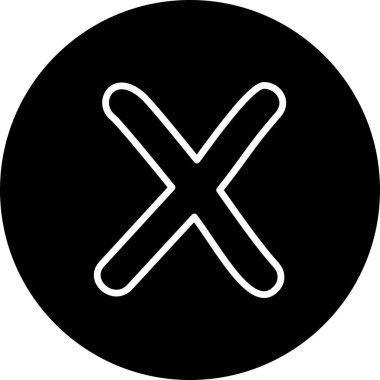 Small Letter X Distinct Modern Digital Design Element