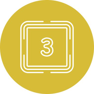 Üç Web simgesi vektör illüstrasyonu sayılıyor