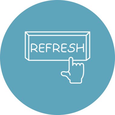 Web simgesi vektör illüstrasyonunu tazele