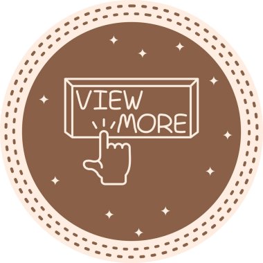 Daha fazla web simgesi vektör illüstrasyonunu göster