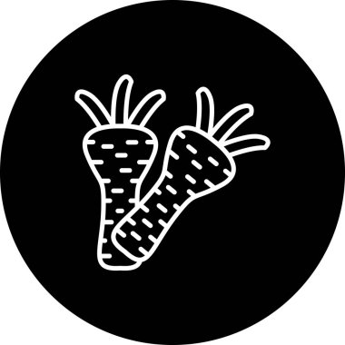 Yaban havucu stili Özel Vektör Tasarım Varlığı