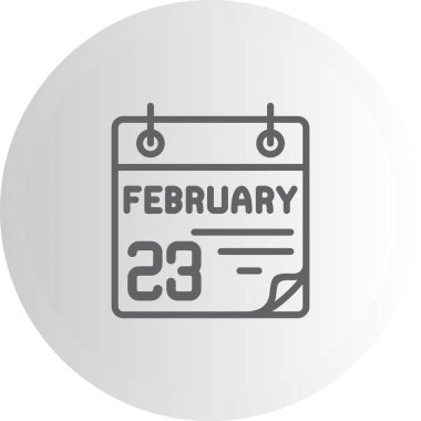 23 Şubat Stili Yenilenmiş Yaratıcı Tasarım Elemanı