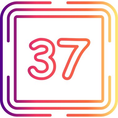 37 Web simgesi vektör illüstrasyonu