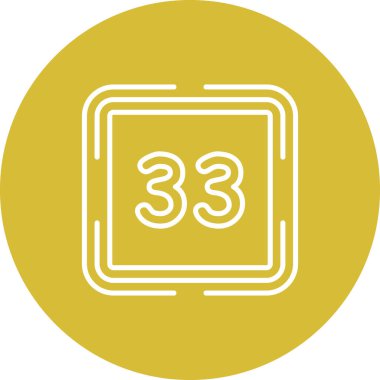 33 Web simgesi vektör illüstrasyonu