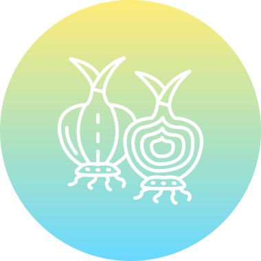 Soğan Asgari Dijital Grafik Sembolü