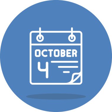 4 Ekim Modern Markalaştırma Vektör Varlığı