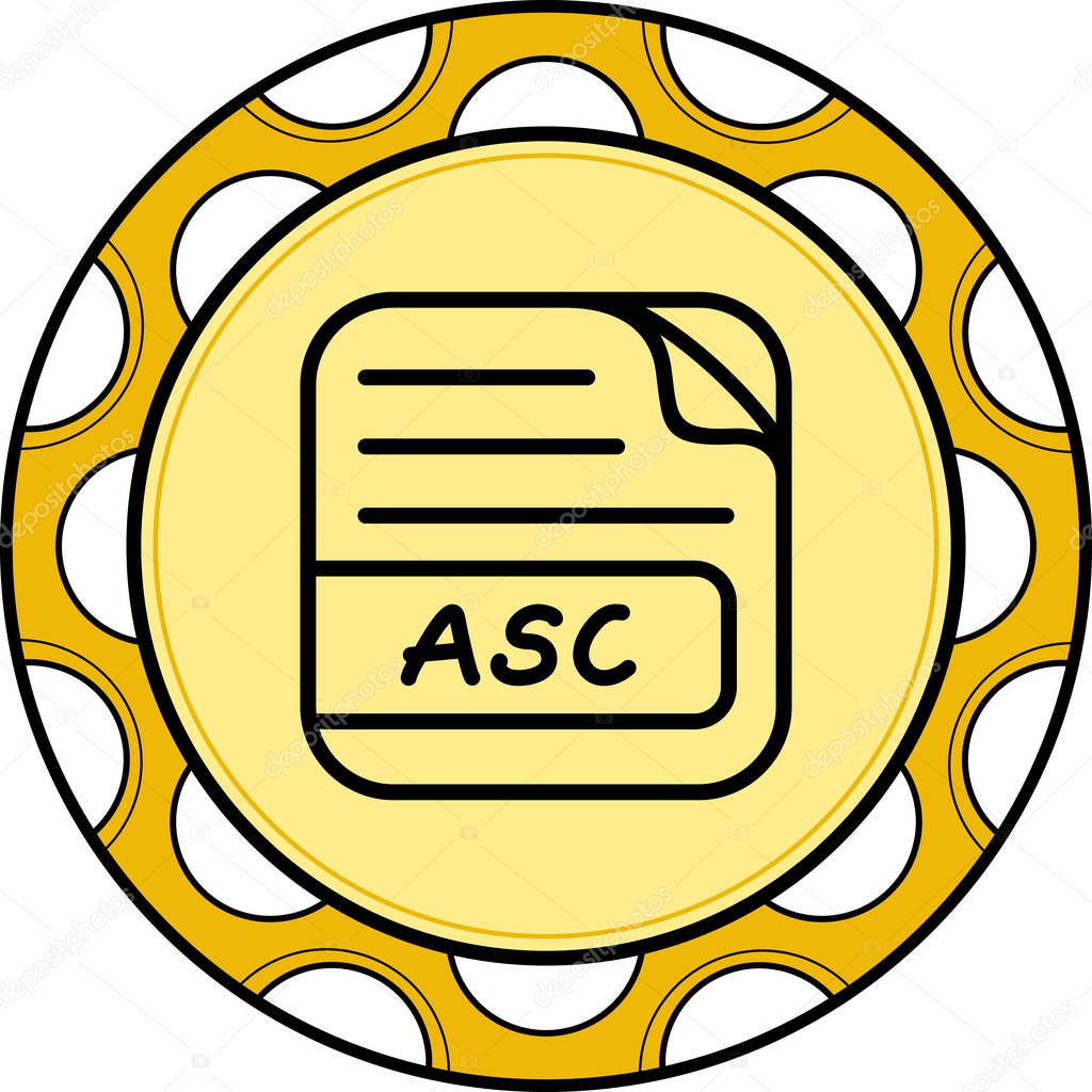 ASC File Sophisticated Minimal Interface Design Element