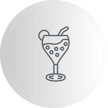 Tatil Kokteyli Premium Dengeli Ürün Tasarımı Nesnesi