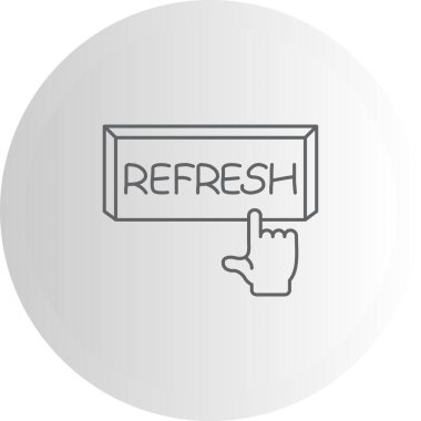 Web simgesi vektör illüstrasyonunu tazele