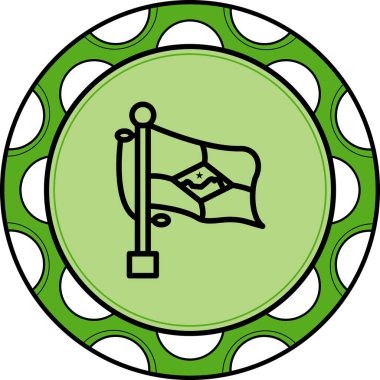 Sint Eustatius 'un ulusal bayrağı, simge tasarımı ögesi