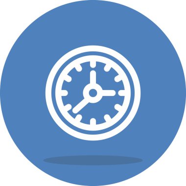 saat web simgesi vektör illüstrasyonu
