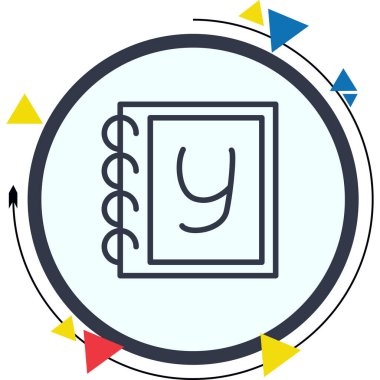 Küçük Harf Y Ayrı Temiz Damgalama Grafik ŞekliName