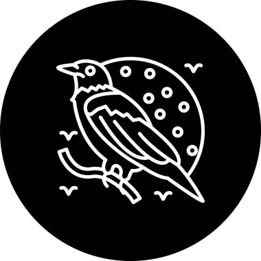 Cadının Kargası Profesyonel Asgari Yaratıcı Grafik Nesnesi