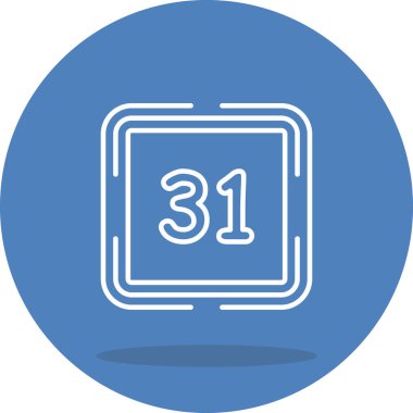 31 Web simgesi vektör illüstrasyonu