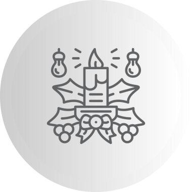 mum ağ ikonu vektör illüstrasyonu