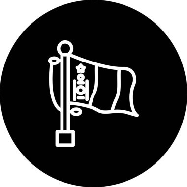 Moğolistan simgesinin ulusal bayrağı, tasarım ögesi